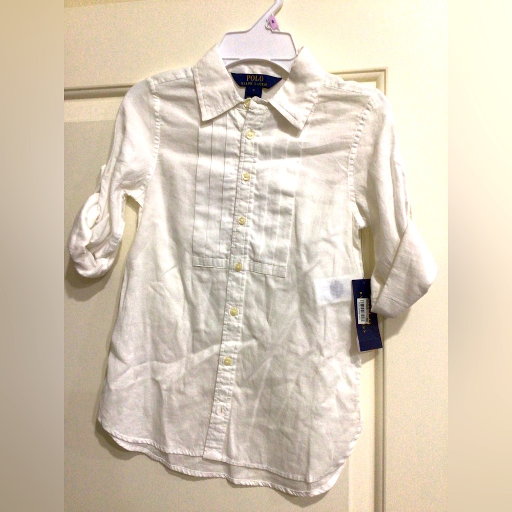 Polo Ralph Lauren Antique White, light weight Shirt, 6
